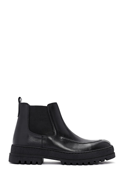 Derimod Men's Black Chelsea Leather Boots - Casual, 23wfd606718