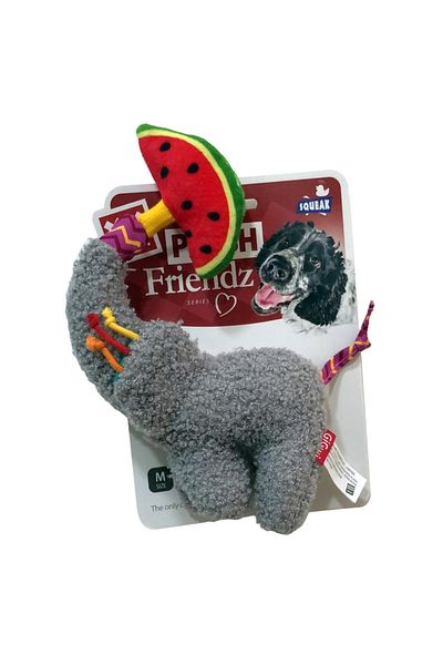 Gigwi 6797 Plush Friendz Elephant Plush Dog Toy with Voice