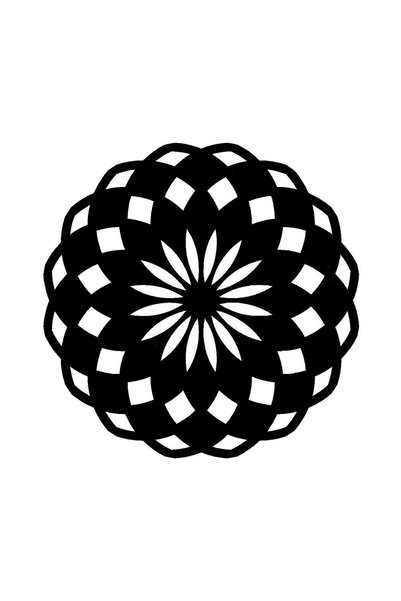Generic Brand Byr002 Flower Pattern (Type 15) 20X20 cm [Efsngrck]