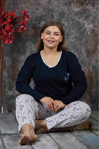 CALİA Plus Size Capri Pants and Pajama Set - Battal