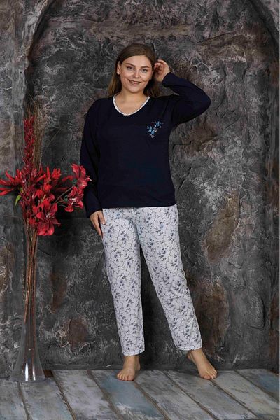 CALİA Plus Size Capri Pants and Pajama Set - Battal