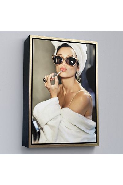 Harita Sepeti Επιτραπέζιο καμβά Audrey Hepburn με κορνίζα-5106
