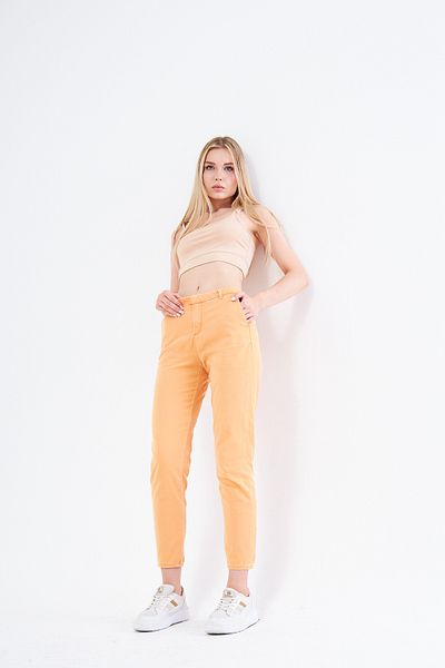 Kutaf Pipe Leg Women's Jean Trousers