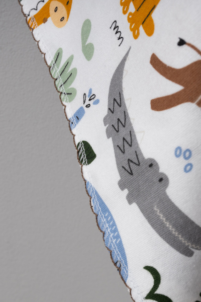 Bebitof Cute Animals Double Layer Organic Flannel Blanket