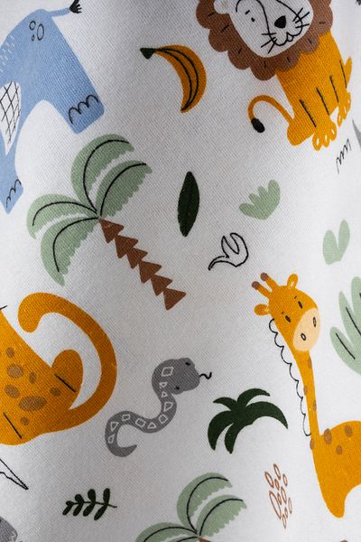 Bebitof Cute Animals Double Layer Organic Flannel Blanket
