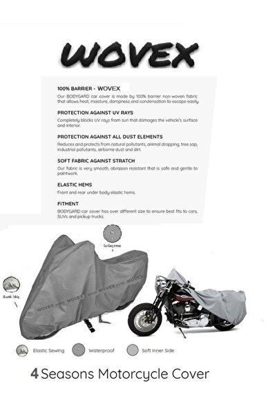wovex Piaggio NRG Power 50 Motorcycle - Tarpaulin, Cover Textured