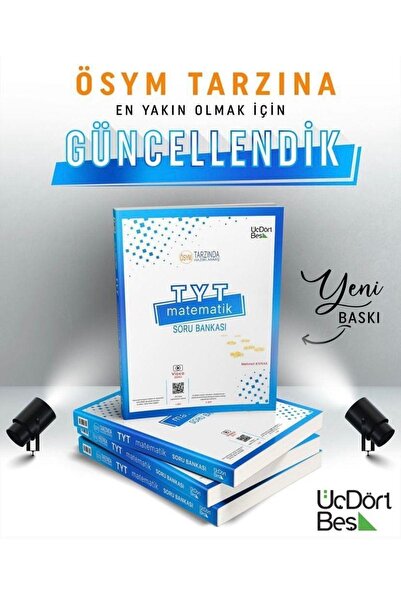 Üç Dört Beş Yayıncılık Üç Dört Beş Tyt Matematik Soru Bankası 2025 Model
