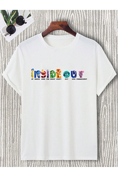 donamod تي شيرت هدية مخطط لفيلم الرسوم المتحركة مقاس كبير للجنسين - فيلم حزن ...