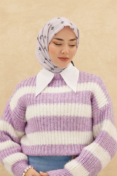 Silk Home PattErnEd Silk BlEndEd Olinda Scarf