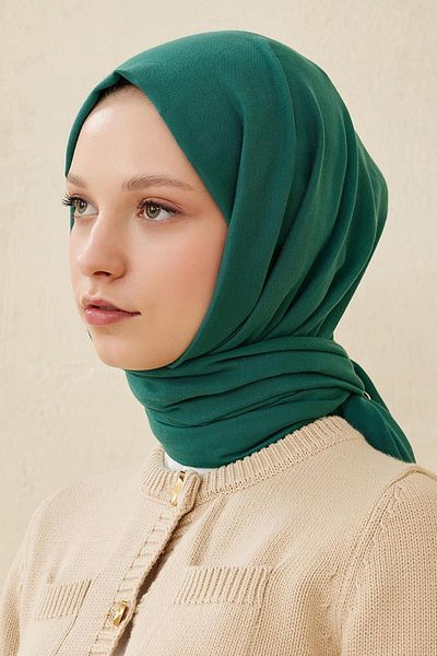 Qef Soft Cotton Shawl Emerald Green