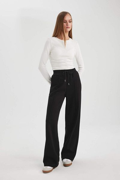 DeFacto Χοντρό ύφασμα - Φούτερ Straight Fit με τσέπες A0954ax23wn