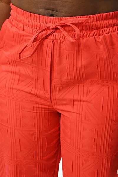 Orfeo Negro Pantaloni de damă cu imprimeu - Potrivire confortabilă și talie elastică