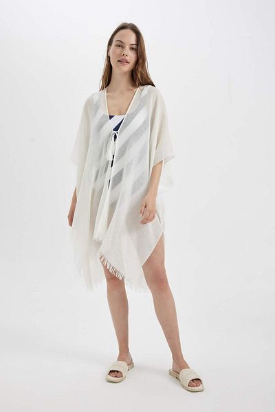 DeFacto „Fall In Love“-Kimono aus 100 % Baumwolle mit normaler Passform