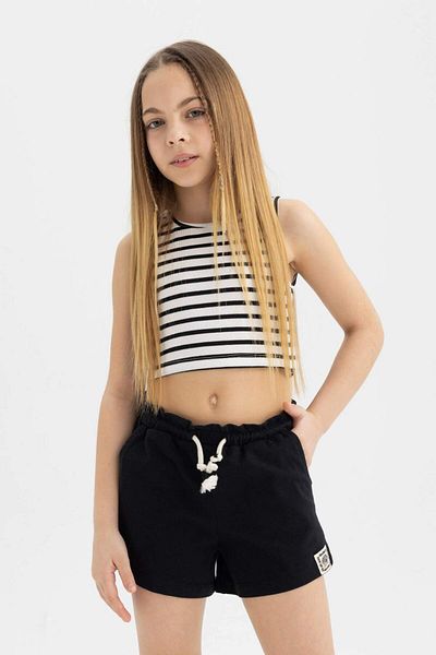 DeFacto Girl's Lace-up Waist Shorts A2455a823hs