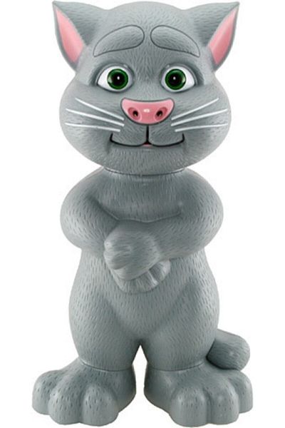 CAN OYUNCAK Gray Talking Tom Cat Talking Cat Sound Imitating Toy 00091