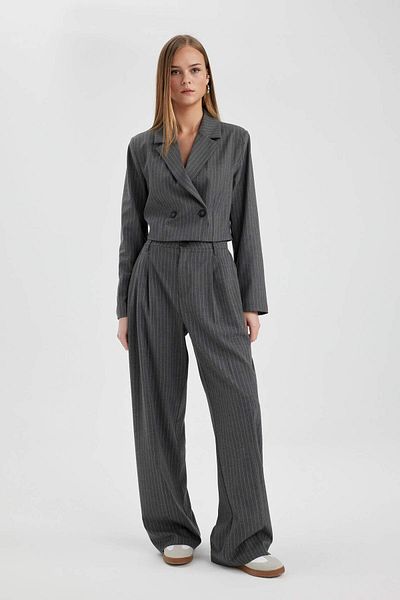 DeFacto Μπουφάν Crop Blazer B0895ax23au