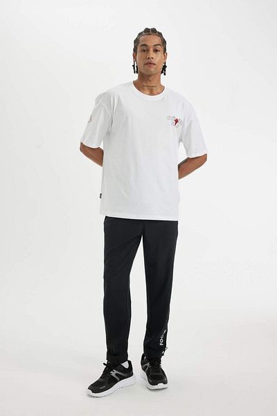 DeFacto Μπλουζάκι NBA Chicago Bulls με μοτίβο Oversize