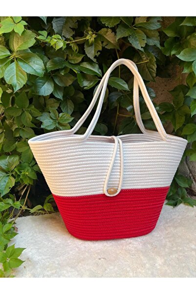 Kaliçe Home Torba za plažu od jute - Dekorativni ornament, aksesoar, torba