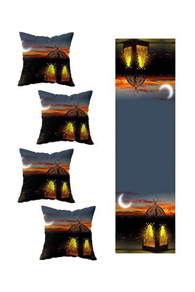 Pelangi Ramazan Fenerli Hilal Ay Masa Değişik Ranır Modelleri Dekoratif 4'lü ...