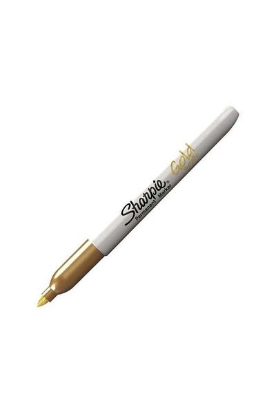 Sharpie Marker Fine Gold Colored Thin Tip (3 Pcs)