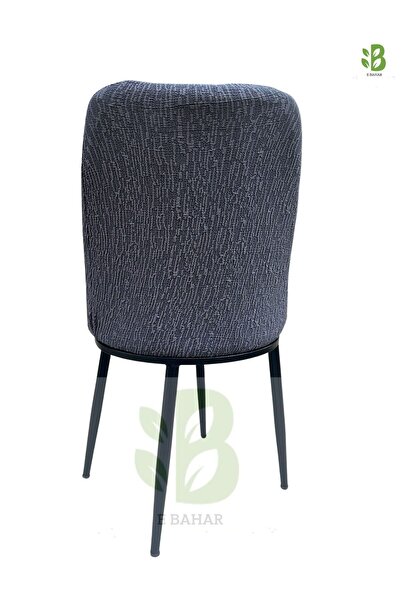 kanway Oval Sandalye Kılıfı Retro Sandalye Örtüsü lastikli jakarlı Çubukdesen (küçük Boy) 1 adet