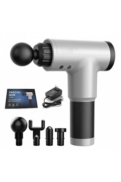 İstoç Türk Starmax Şarjlı 4 Farklı Başlıklı 6 Hız Dereceli Silah Masaj Aleti Tüm Vücut İçin Kullanılabilir