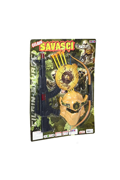 DOĞAL SEPETİM مجموعة قناع بندقية ومسدس محارب مجنون من Nizam