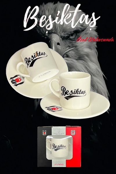 Neva Bjk Gift for Fathers - Set of 2 Licensed Coffee Cup Set in Special Box