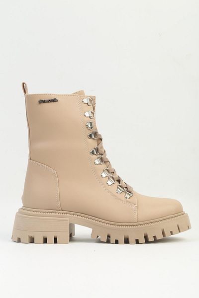 Pierre Cardin Pc-54079 Model 3959 Beige Women's Boots