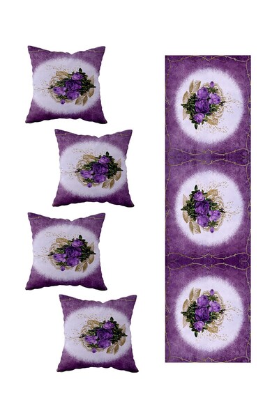 Pelangi نماذج ممر الطاولة على الأرض باللون الأرجواني الزهري - مجموعة مكونة من...