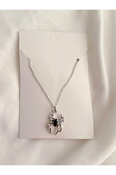 Planet Butik قلادة العنكبوت مع السراويل السوداء