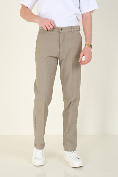 Giyim Dünyası Erkek Yan Cep Pantolon Bej
