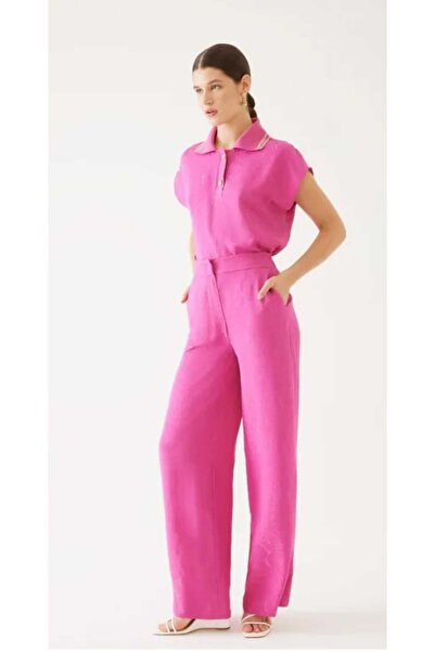 Exquise Yüksek Bel Bol Paça Pantolon