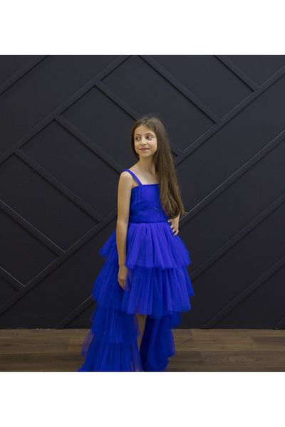 İkrabutikbursa Girl's Evening Dress with Tail