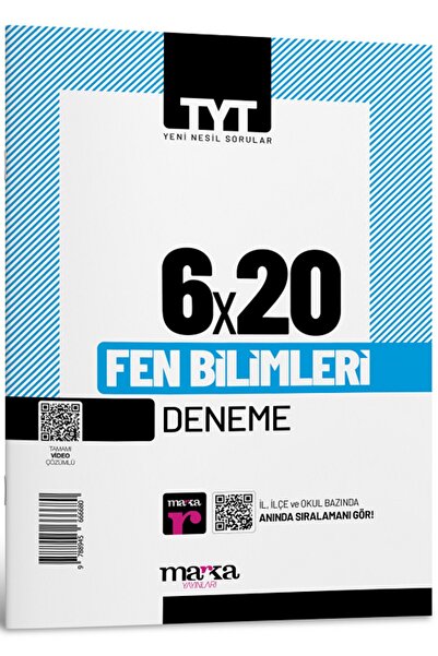 Marka Yayınları Marka 2024 Yks Tyt Fen Bilimleri 6x20 Deneme