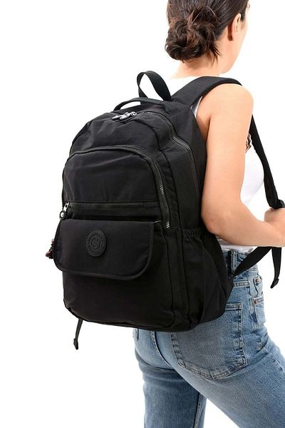 Lifonbag Unisex Crinkle Fabric - Αδιάβροχο, Πολλαπλών Διαμερισμάτων Μεγάλο Μέγεθος Laptop School & Backpack