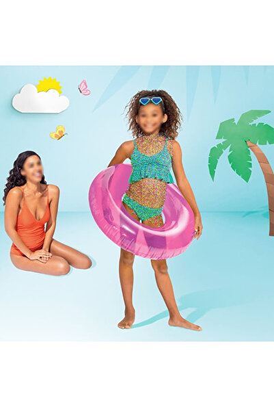 Intex 76 Cm Jumbo Deniz Havuz Simidi 8 Yaş üstü için / Transparent Swim Tube - 59260