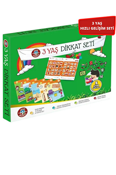 Çocuk Akademi Dikkat Kitapları 3 Yaş