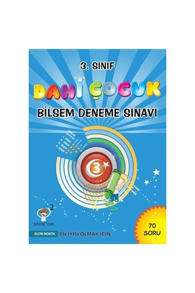 Altın Nokta Basım Yayın 3. Sınıf Dahi Çocuk Bilsem Deneme Sınavı