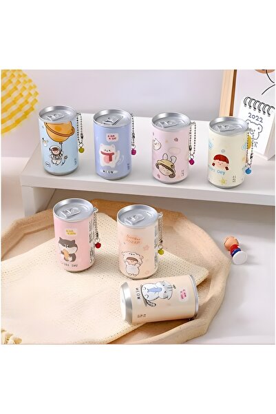 KıtayGroup Sevimli Teneke Kutu Görünümlü Islak Mendil Saklama Kutusu Kabı Anahtarlık Çanta Süsü