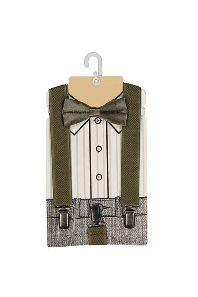 Momslab Boy's Trousers - Special Day Gift, Bow Tie Strap and Adjustable System, New Season