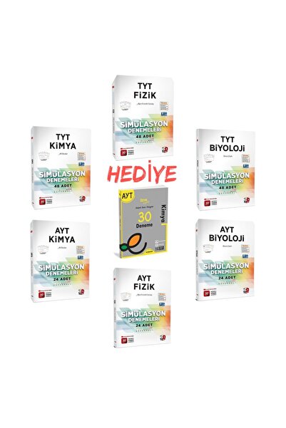 3D Yayınları 3D TYT AYT FİZİK KİMYA BİYOLOJİ DENEME SETİ (HEDİYELİ)