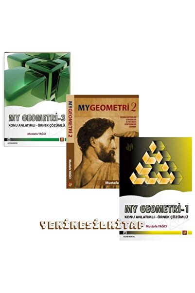 Kitapana Yayınevi Mustafa Yağcı My Geometri Set 1-2-3 Konu Anlatımlı Örnek Çözümlü