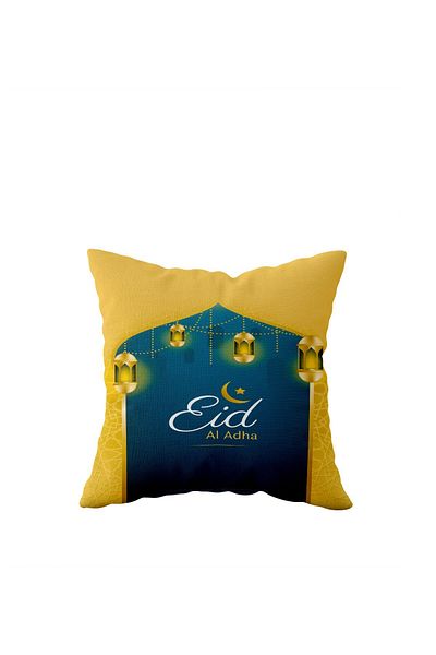 on the clouds Edi Al Adha Husă de pernă cu fermoar ascuns pe o singură față cu tematică Ramadan