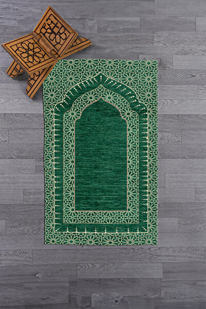 EY HOME سجادة صلاة رقمية مطبوع ذات جودة عالية وقابلة للغسل مقاس 70x130 سم