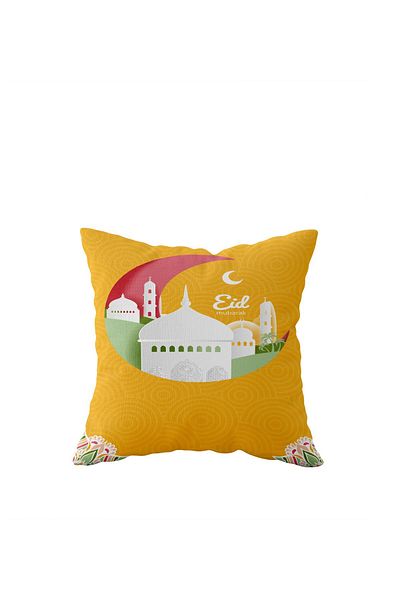 on the clouds Moscheea Ramadan Crescent - Husă de pernă pentru scaun cu fermoar ascuns pe două fețe