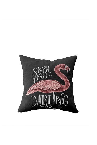 on the clouds Filamingo Pattern Single Side Hidden Zipper Pillowcase Throw Pillow Sofa Pillow Case