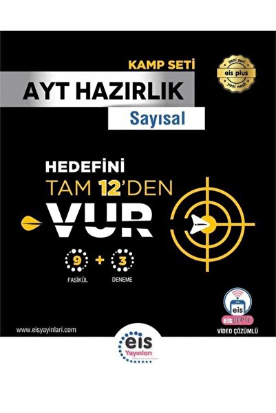 eis Yayınları Ayt Sayısal Kamp Kitabı Seti 9 Fasikül+3 Adet Ayt Deneme Sınavı...