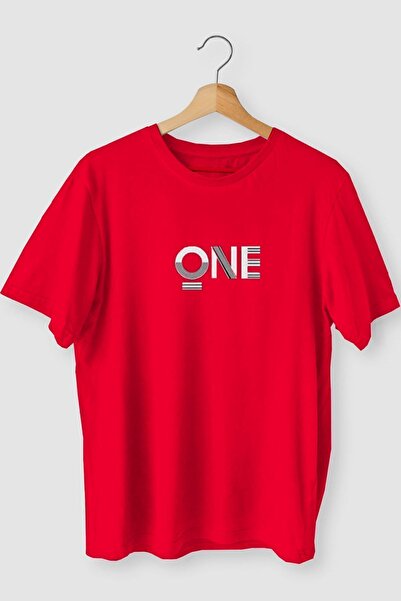MEİLİFENG Ανδρικό μπλουζάκι Oversize - "One" με στάμπα