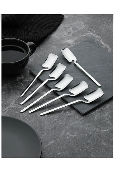 stilsenin34 Stainless Steel 6-Piece Dessert Spoons Coffee, Sugar, Tea, Ice Cream